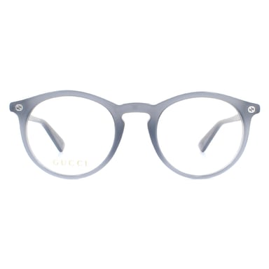 Montura de Gafas Gucci GG0121O 005 Ópalo Gris Hombres Mujeres