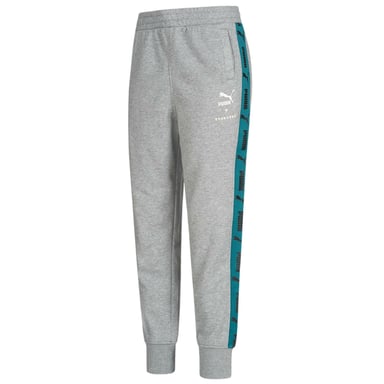 PUMA X Tyakasha Pantalones de pista para hombres Logotipo gris 578423 03
