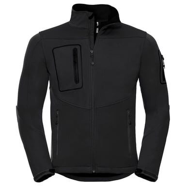 Russell Mens Sports Soft Shell Jacket (Black)