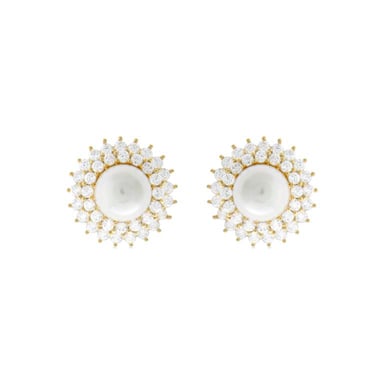 Pendientes Luxenter Kiver acabados en oro amarillo de 18 quilates