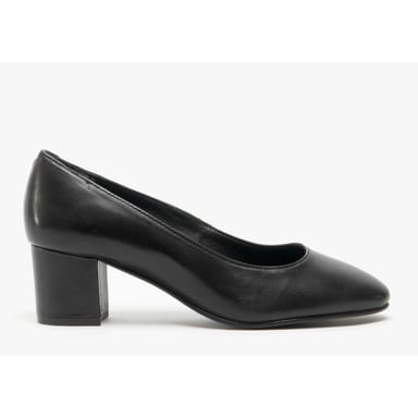 Hush Puppies Ladies/Womens Anna Leather Court Shoe (Black)