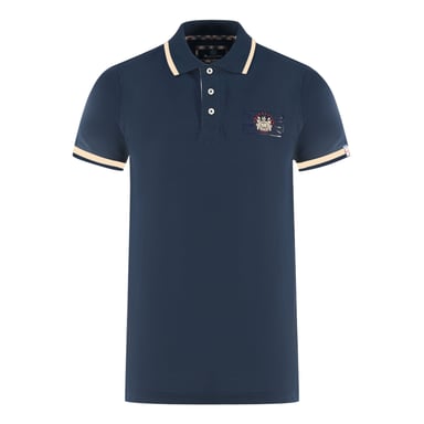 Polo azul marino Union Jack de Aquascutum London