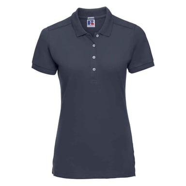 Russell Womens/Ladies Pique Stretch Polo Shirt (French Navy)