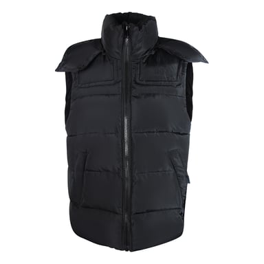 Chaqueta tipo chaleco de plumas negra de Diesel