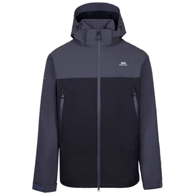 Trespass Mens Fahamore Waterproof Jacket (Steel Blue)