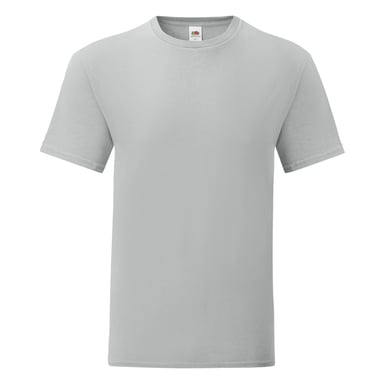 Fruit Of The Loom Mens Iconic T-Shirt (Pack of 5) (Zinc Grey)