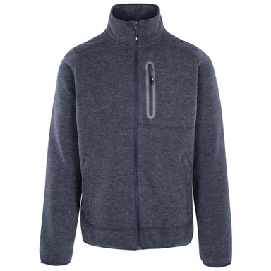 Trespass Mens Farham Melange AT300 Fleece Jacket (Navy)