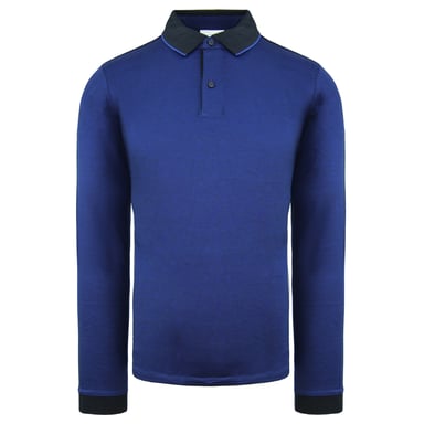 Calvin Klein 3-Tone Hombre Polo Azul