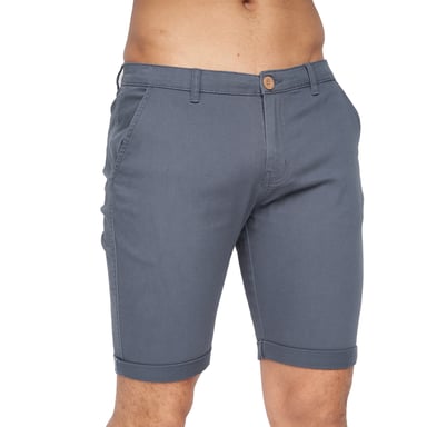 Crosshatch Mens Sinwood Chino Shorts (Petrol)