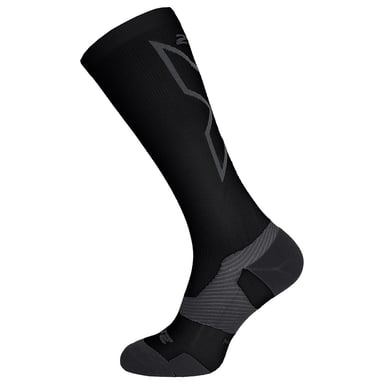 2XU Light Cushion Full Calcetines negros/titanio para hombre