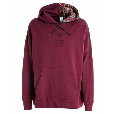 Puma x les benjamins manga larga sudadera con capitación de hombre burdeos 578533 96