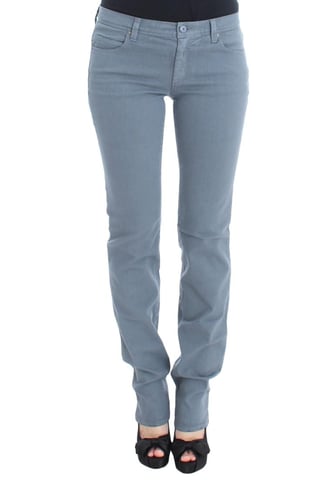 Jeans Bootcut Slim Fit de Mezcla de Algodón Azul para Mujer Ermanno Scervino