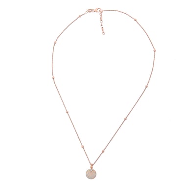 Orphelia 'Vera' Women's 925 Sterling Silver Chain with Pendant - Rose ZH-7231/RG