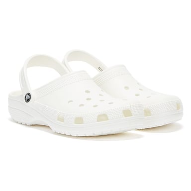 Zuecos de mujer Crocs en blanco