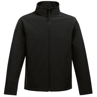 Regatta Standout Mens Ablaze Printable Softshell Jacket (Black)