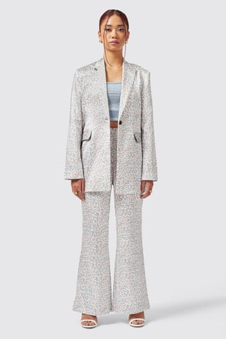 Amarantha Slim Fit Blue Trouser