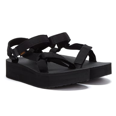Teva Womens Flatform Universal Sandals - (Black)
