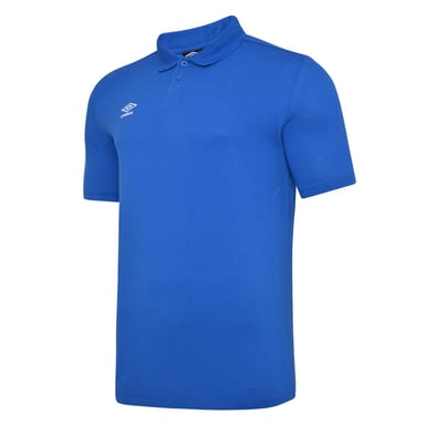 Umbro Boys Essential Polo Shirt (Royal Blue/White)