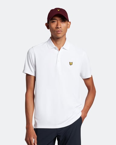 Lyle & Scott Golf Technical Polo Shirt in White