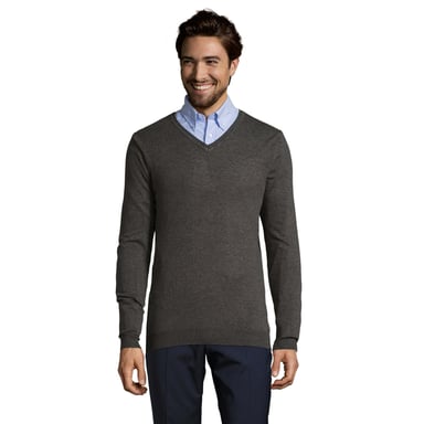 SOLS Mens Glory Sweater Top (Charcoal Melange)