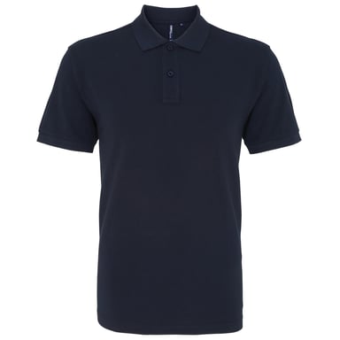 Asquith & Fox Mens Plain Short Sleeve Polo Shirt (French Navy)