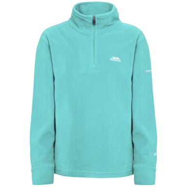 Trespass Childrens Girls Louviers Plain Fleece Top (Lagoon)