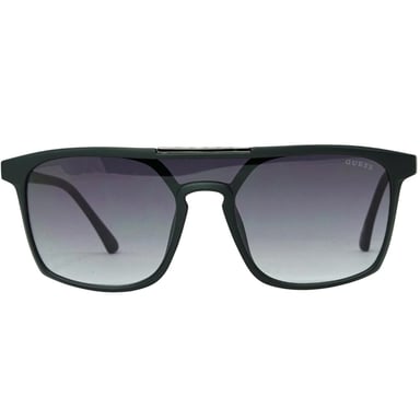 Guess Shield Unisex Mate Negro Humo Gris Gradiente GF5089