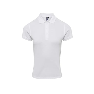 Premier Womens/Ladies Coolchecker Plus Polo Shirt (White)