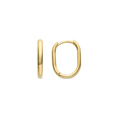 Pendientes Luxenter Wiselu acabado en baño de oro amarillo de 18K