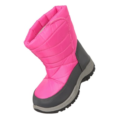 Mountain Warehouse Childrens/Kids Caribou Adaptive Snow Boots (Bright Pink)