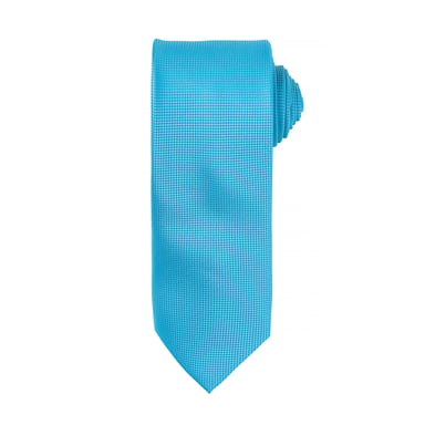 Premier Mens Micro Waffle Formal Work Tie (Turquoise)
