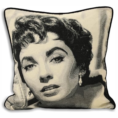 Riva Home Elizabeth Taylor Photographic Print Feather Filled Cushion