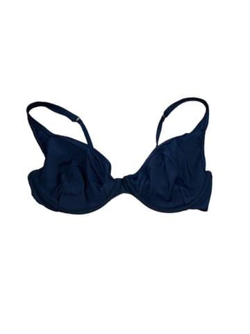 Essentials Moulded Tie Front Top Black