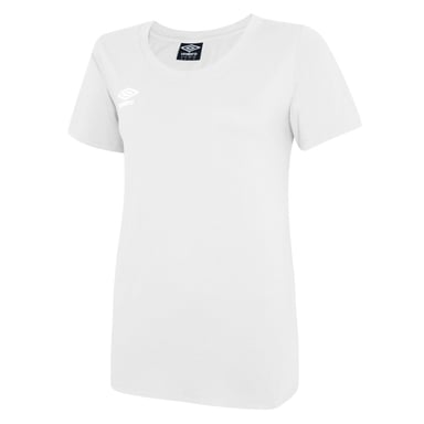 Umbro Womens/Ladies Club Leisure T-Shirt (White/Black)