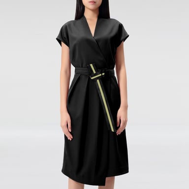 Cache-Coeur V-neck dress