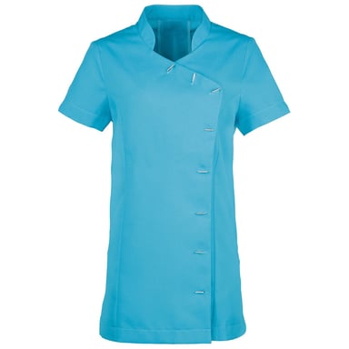 Premier Womens/Ladies Orchid Short-Sleeved Tunic (Turquoise)