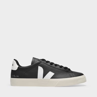 Campo Sneakers en piel Chromefree blanca y negra