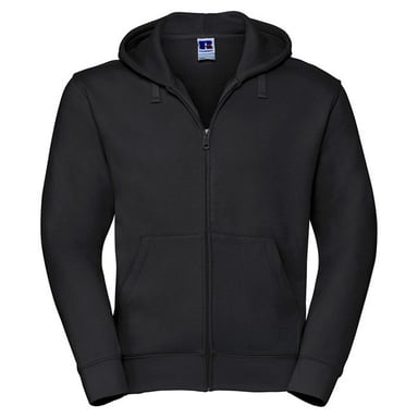 Russell Mens Authentic Full Zip Hoodie (Black)
