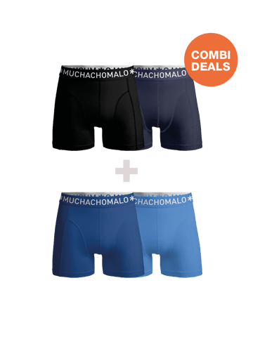 Muchachomalo Boxer Hombre - 2+2 Piezas - Calzoncillos Hombre
