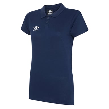 Umbro Womens/Ladies Club Essential Polo Shirt (Dark Navy/White)