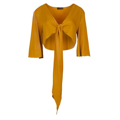 Top Bolero Mostaza