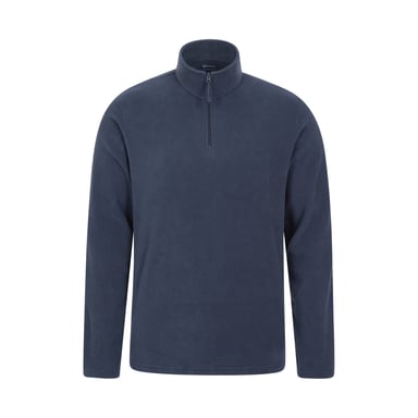 Mountain Warehouse Mens Camber II Half Zip Fleece Top (Navy)