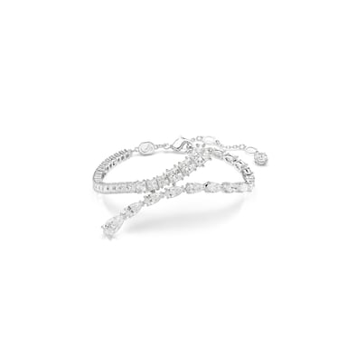 Swarovski 'Matrix' Women's Base Metal Bracelet - Silver 5693154