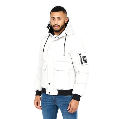 Crosshatch Mens Milwaka Jacket (Putty)