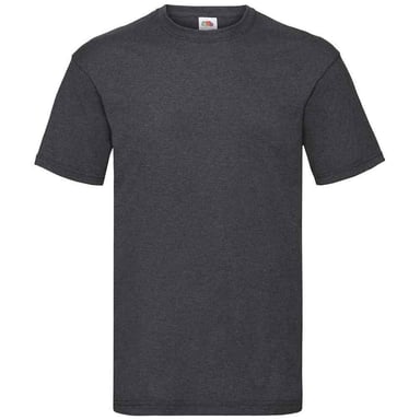Fruit of the Loom Mens Valueweight T-Shirt (Dark Heather Grey)