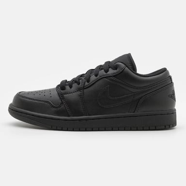 Zapatillas Nike Air Jordan 1 Low para hombre en negro/negro/blanco