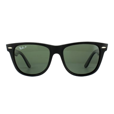 Ray-Ban Sunglasses Wayfarer 2140 901/58 Black Green G-15 Polarized Medium 50mm