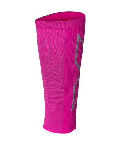 X Compression Calf Sleeves Magenta/Light Grey
