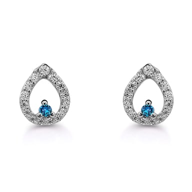 Orphelia 'Kiana' Women's 925 Sterling Silver Stud Earrings - Silver ZO-7487