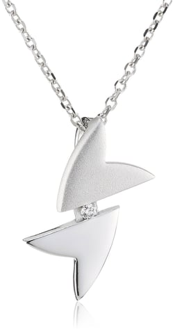 Orphelia Women's 925 Sterling Silver Chain with Pendant - Silver ZH-4639